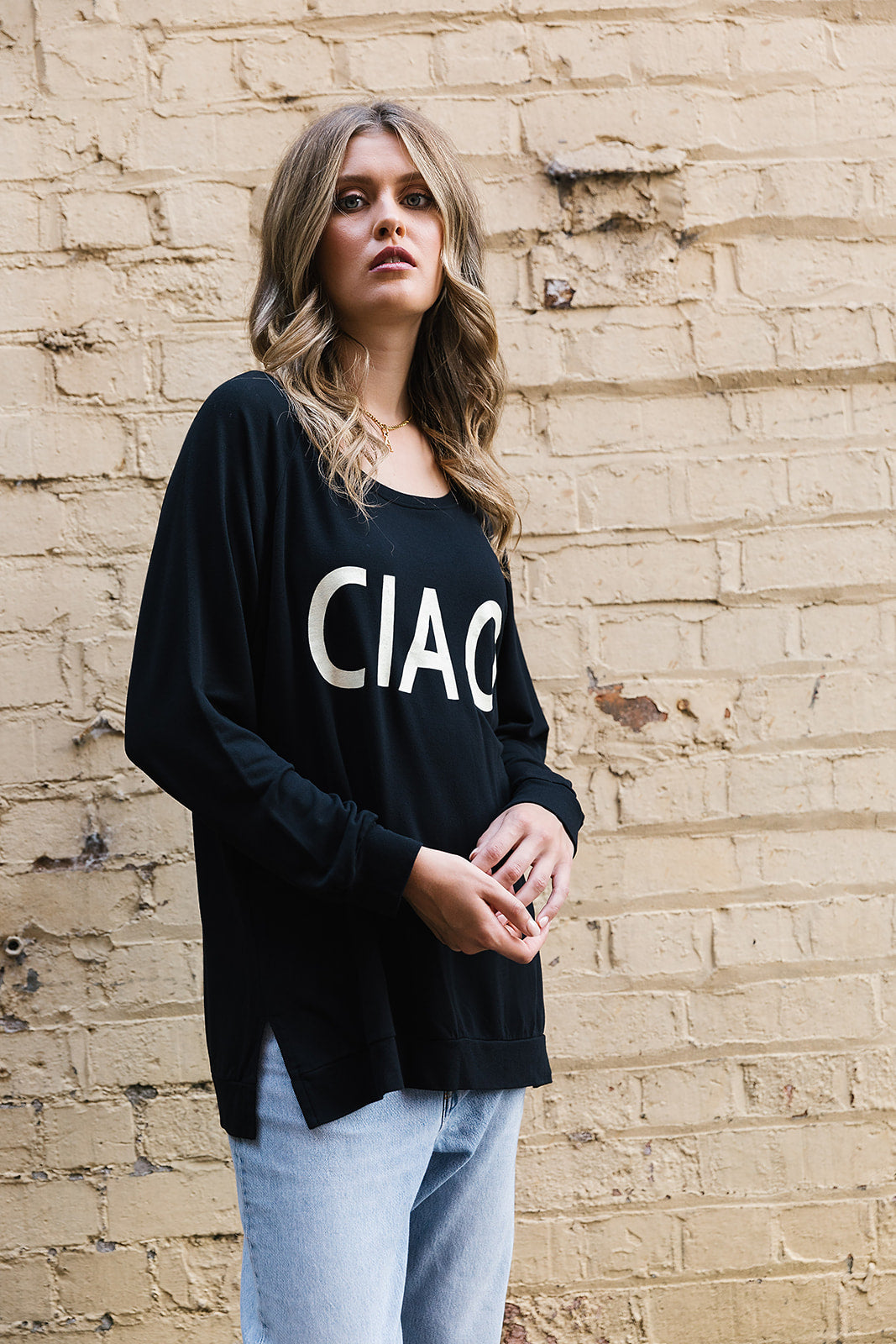 Ciao Print Sweatshirt A Postcard from Brighton